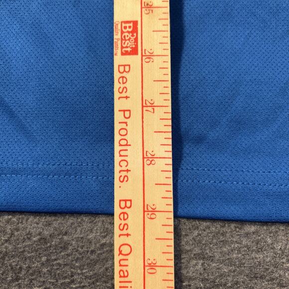 NWT PGA Tour Polo Shirt Mens Sz Large Blue Airflux Golf Short Sleeve Adult NWT - Picture 6 of 8